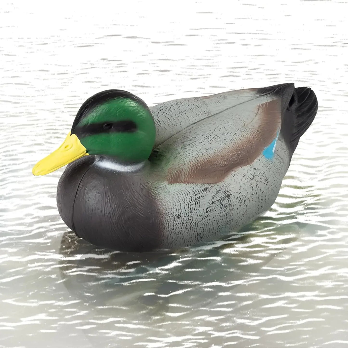 Realistic duck decoy for outdoor hunting gear, floating on water, Hacksoutdoors