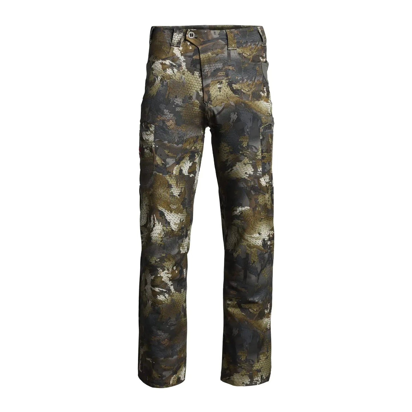 Durable camouflage hiking pants for outdoor camping and survival gear at Hacksoutdoors