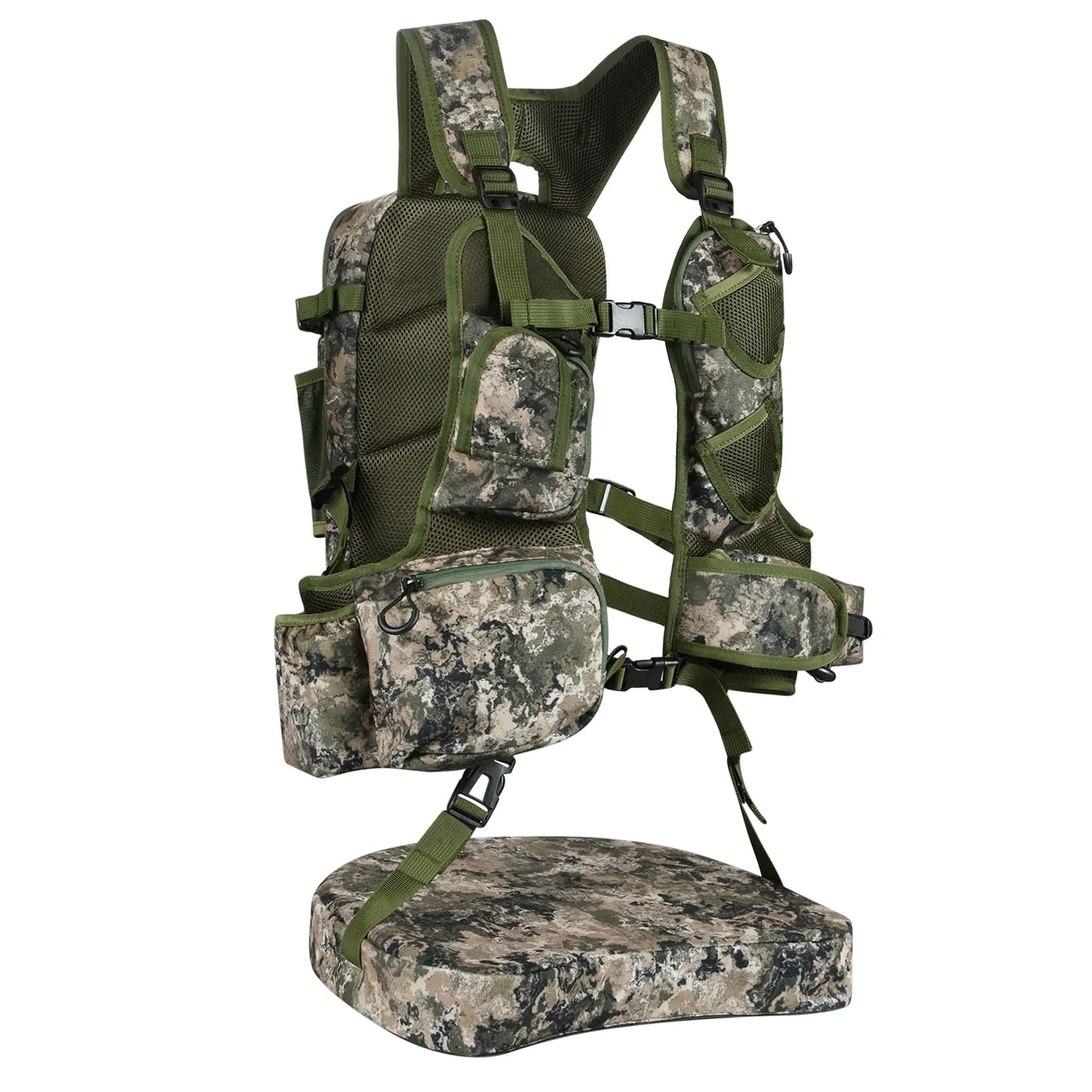 QuietQuest Turkey Hunt Vest: Lightweight Seating and Storage