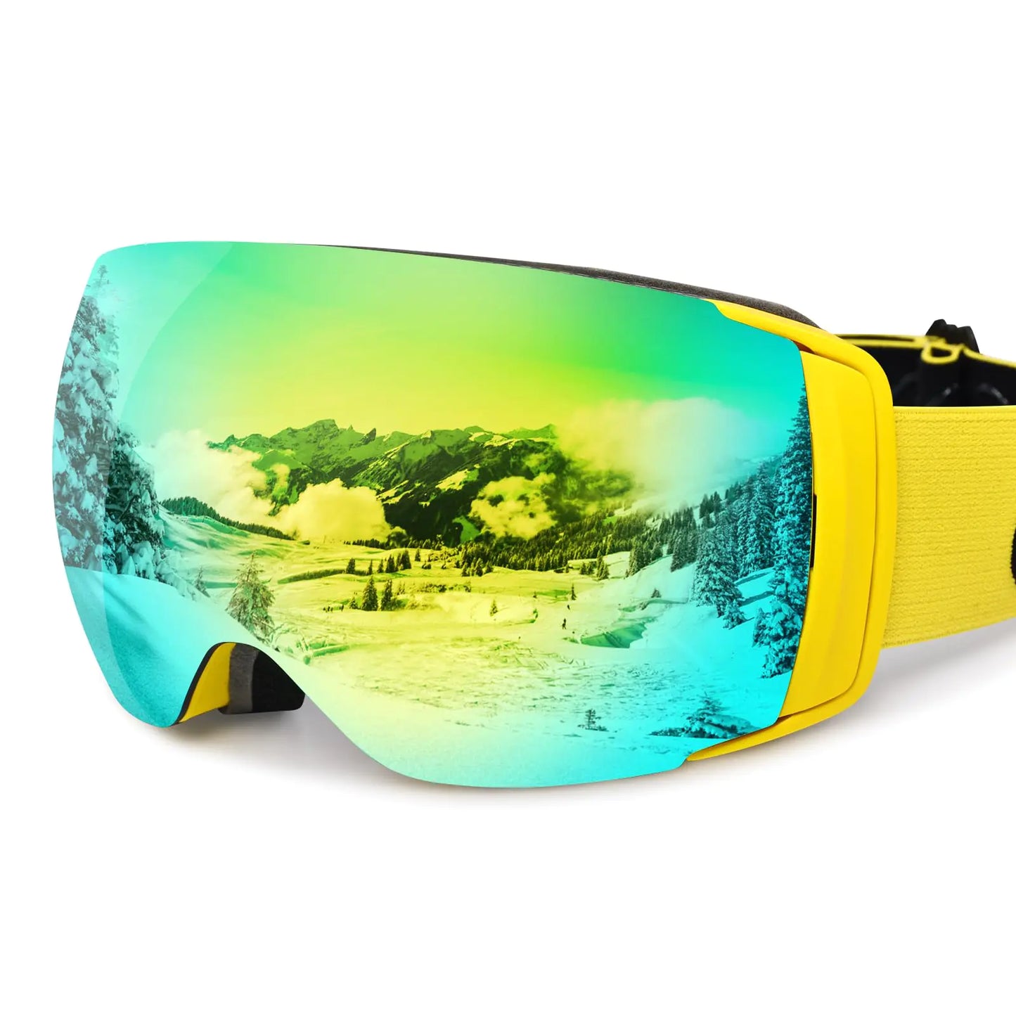 ORANZI Dual Ski Goggles OTG UV Protection Anti-Fog