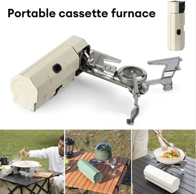 Compact Outdoor Gas Grill – Portable Cooking Station