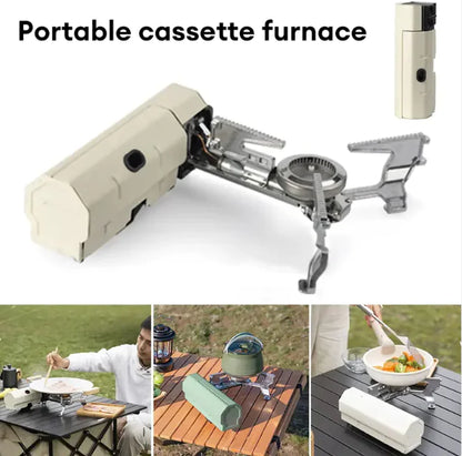 Compact Outdoor Gas Grill – Portable Cooking Station