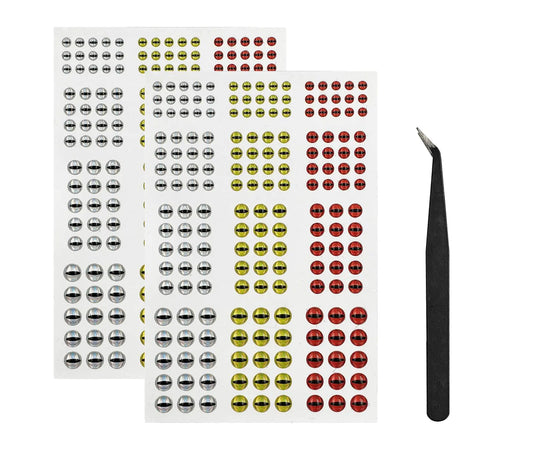 Multi-Dimensional Oval Pupil Fishing Lure Eyes