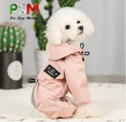GlowGuard Pet Rain Jacket