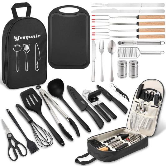 Essential Camp Cookware & Utensils Set