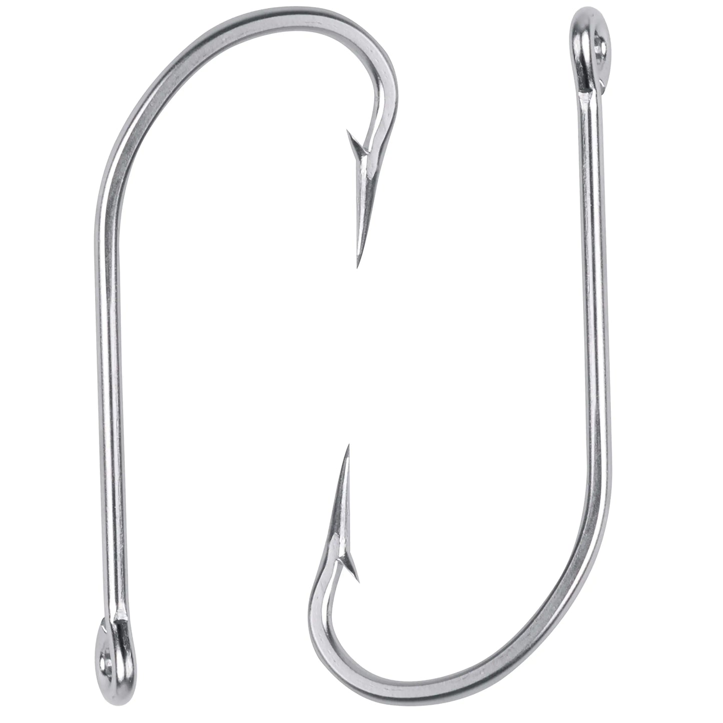Saltwater Stainless Steel Long Shank 60pcs Hooks