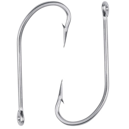 Saltwater Stainless Steel Long Shank 60pcs Hooks