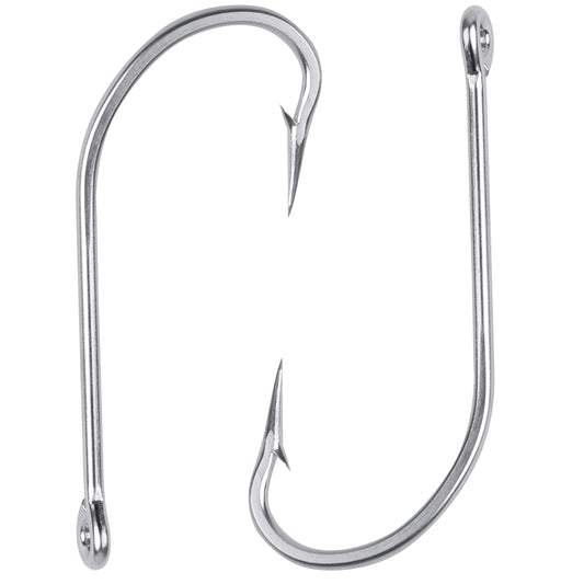 Saltwater Stainless Steel Long Shank 60pcs Hooks