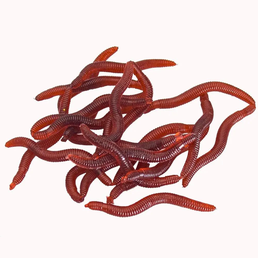 BeeSpring 100PCS Soft Worm Lure Kit