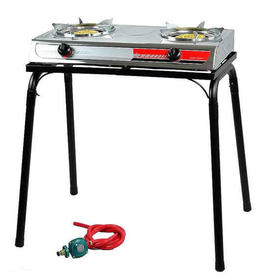 XtremepowerUS Portable Dual Propane Camp Stove