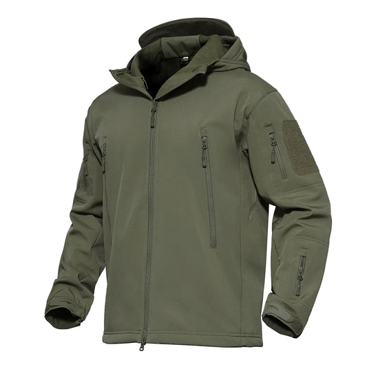 Tactical Winter Ski Jacket with Waterproof Shell