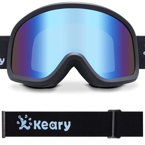 Keary Snow Sport Goggles UV400 Anti-Fog Helmet Compatible