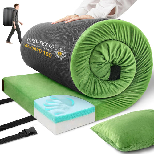 Memory Foam 3-Inch Waterproof Camping Mattress