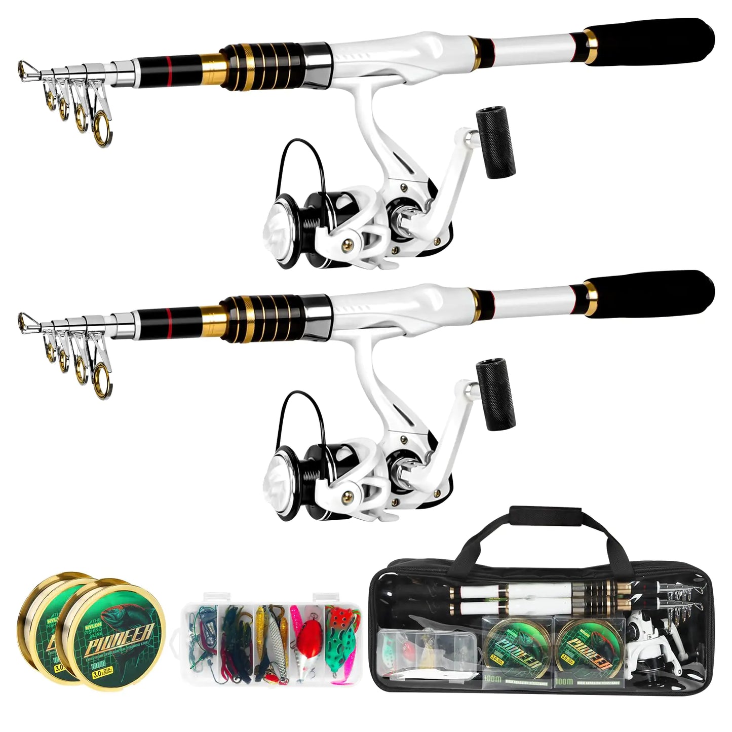 Complete Fishing Combo 6.89FT Travel Kit