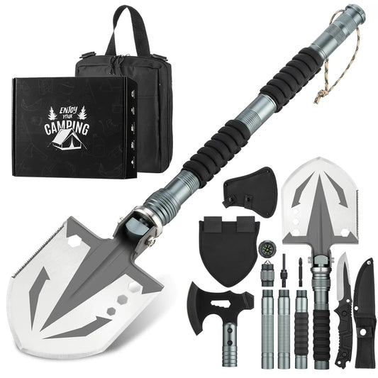 TrailMaster Multi-Tool Shovel & Axe Set