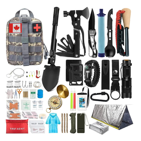 Outdoor Survival & First Aid Kit - Professional Gear for Adventure