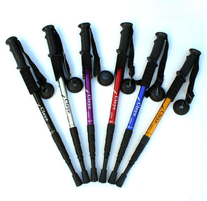 Cleye Shockproof Aluminum Trekking Stick