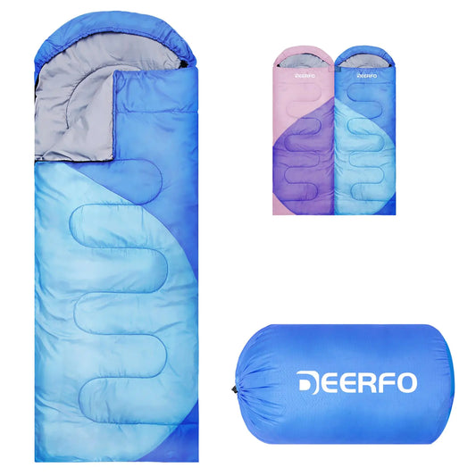 All-Season Camping Sleeping Bag with Compression Sack
